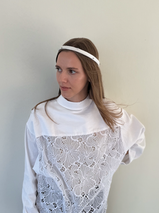 Élira Hair Ring in Raw Silk