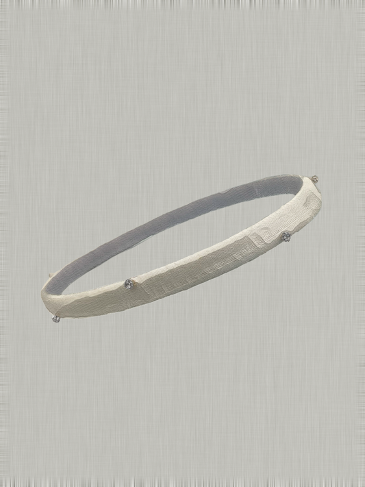 Élira Hair Ring in  Raw Silk