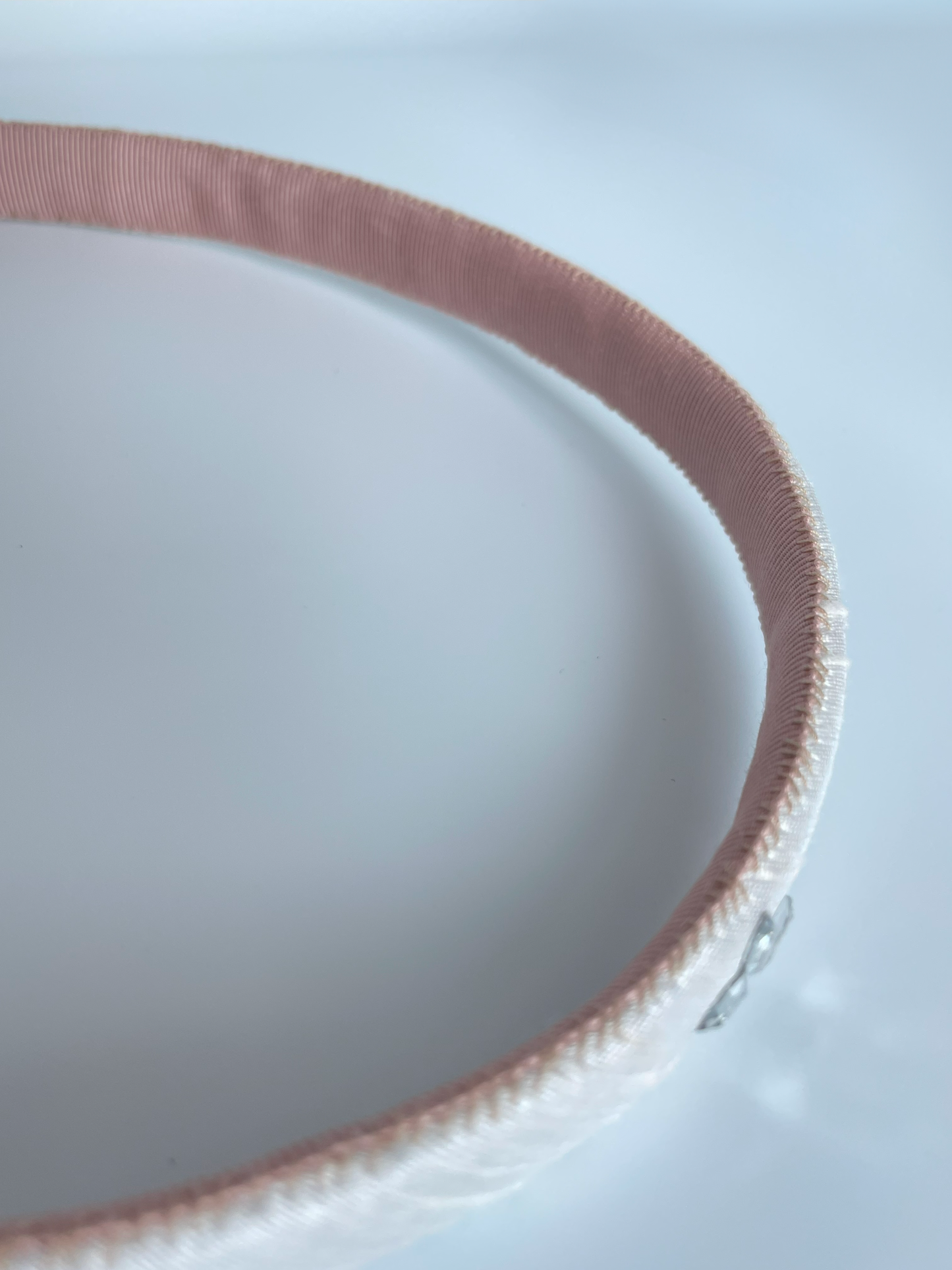 Lauren Hair Ring in Raw Silk