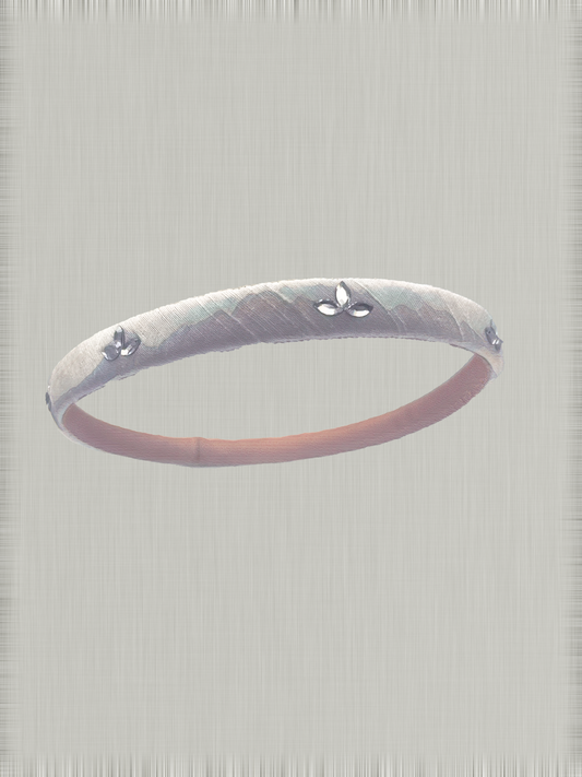 Lauren Hair Ring in Raw Silk